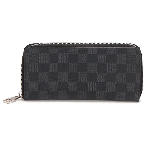 louis vuitton damier graphite coated canvas zippy vertical wallet